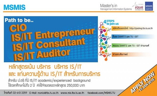 MSMIS (Master’s in Management Information Systems)