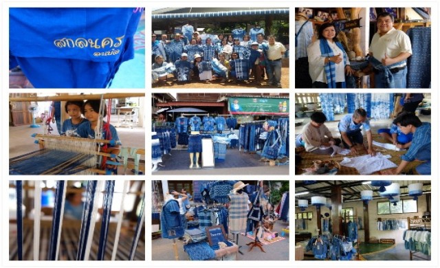 ยลวิถีผ้าไทย”ผ้าย้อมคราม”สกลนคร