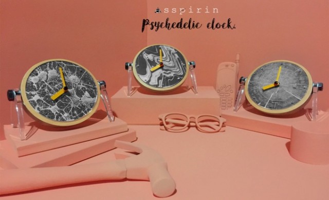 ASSPIRIN ประเดิมคอลเลคชั่นแรก Psychedelic Clock