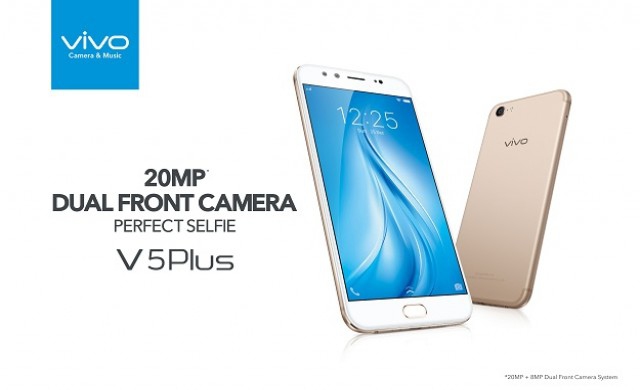 ครั้งแรกในอาเซียนกับ Vivo V5 Plus สมาร์ทโฟนกล้องหน้าคู่ 20MP
