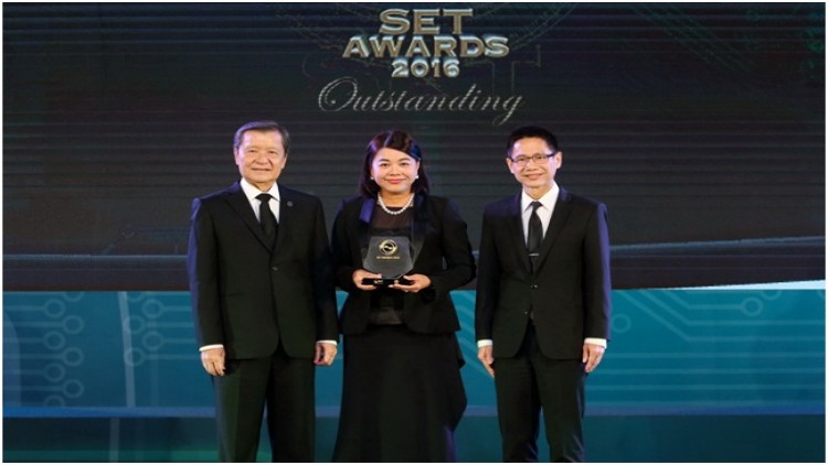 ไทยออยล์คว้ารางวัลนักลงทุนสัมพันธ์ยอดเยี่ยม SET Awards 2016