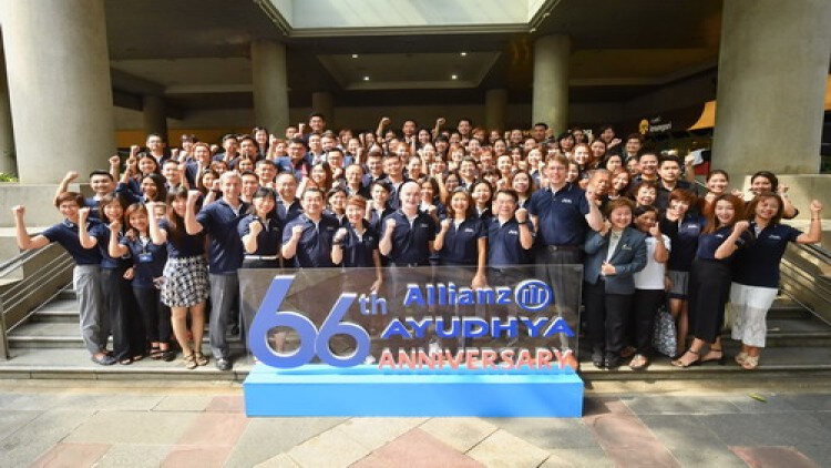 อลิอันซ์ อยุธยา ประกันชีวิต ทำบุญวันเกิดครบรอบ 66 ปี