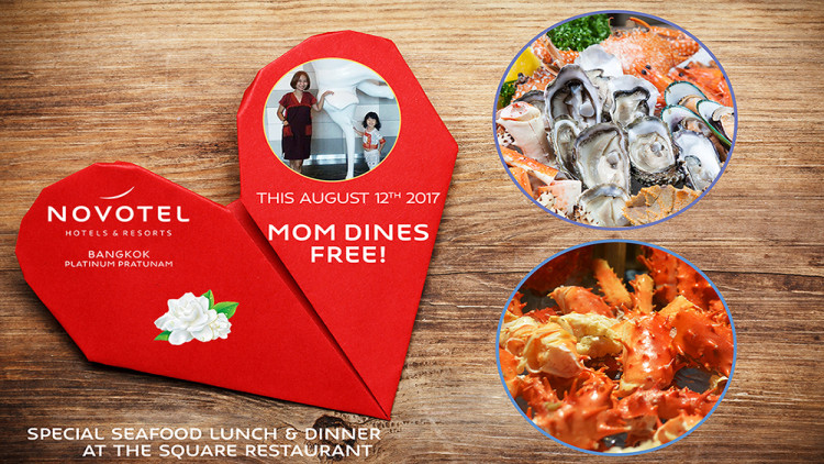 Special Dining Offers for Mom only at Novotel Platinum!