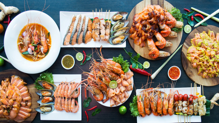 River Prawn & Salmon Dinner Buffet @ Novotel Pratunam