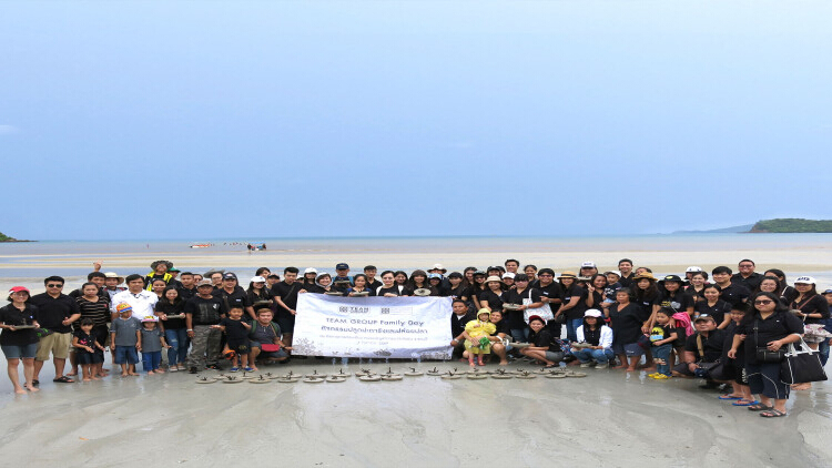 TEAM GROUP Family day ปลูกปะการังปล่อยลูกปลาฉลาม