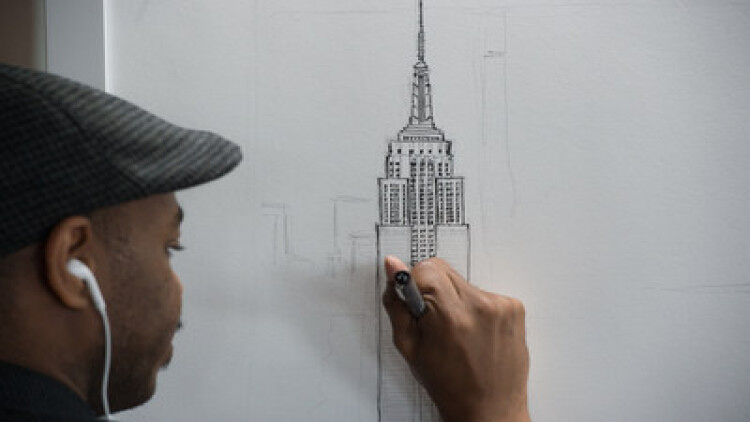 "สตีเฟน วิลท์ไชร์" เตรียมวาดภาพตึกเอ็มไพร์สเตทจากความจำ
