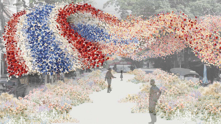 “รังสรรค์ปากคลองตลาดเป็นถนนสายดอกไม้เพื่อพ่อ”