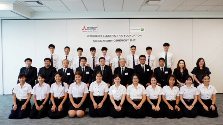 Mitsubishi Electric Thai Foundation Granted