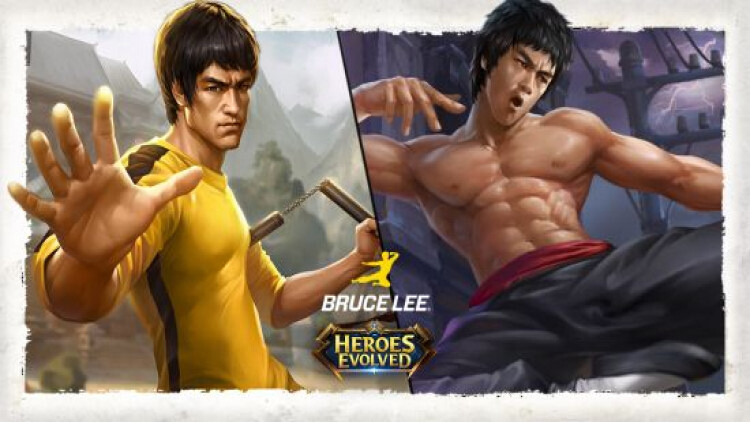 "บรูซ ลี" ในเกม Heroes Evolved