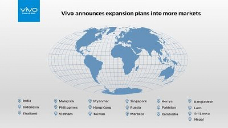 Vivo เปิดเกมรุกบุกตลาดใหม่ สยายปีกทั่วโลก