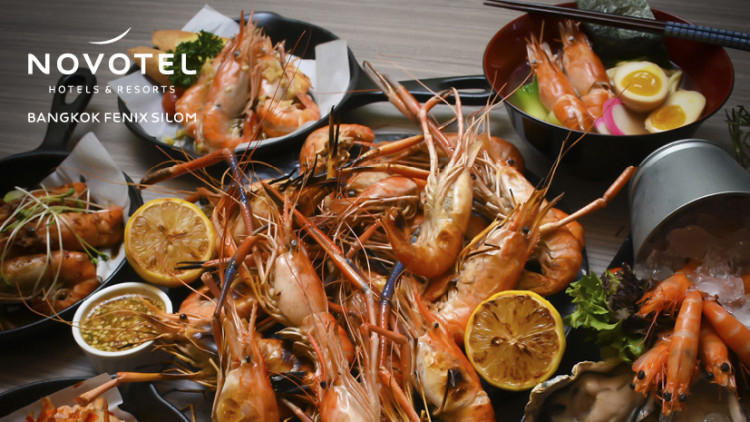 บุฟเฟ่ต์กุ้งเผา VERY กุ้ง! - โนโวเทล กรุงเทพ ฟีนิกซ์ สีลม