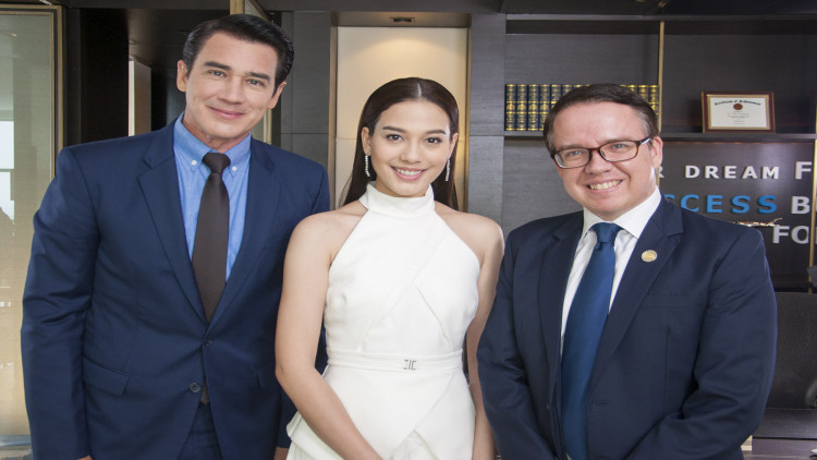 ต้อนรับกองถ่ายละคร ดวงใจในไฟหนาว