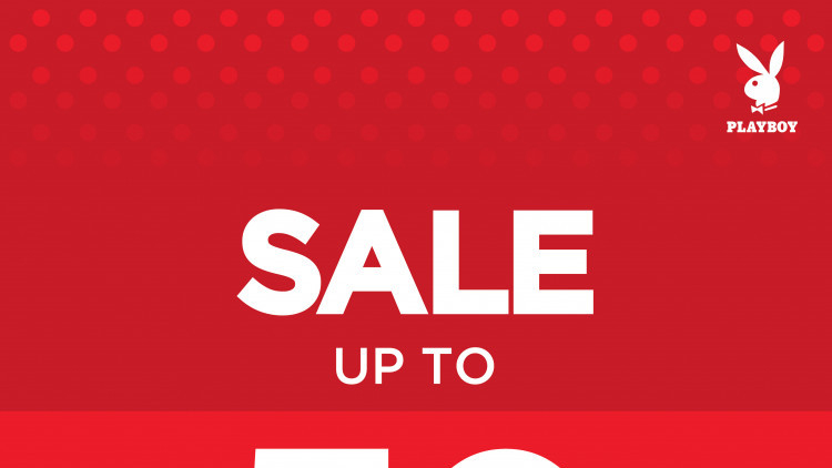 PLAYBOY SALE up to 50%!!! สาวกตัวจริงห้ามพลาด 