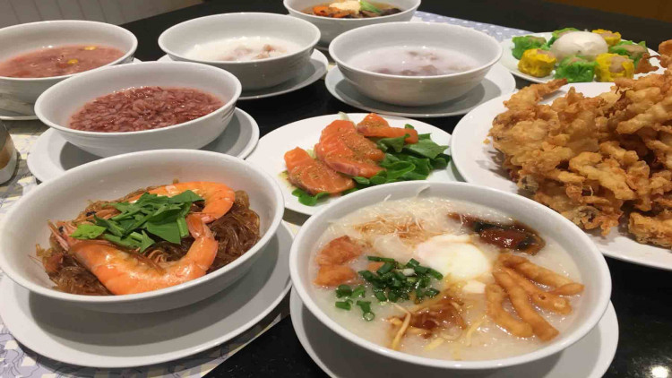 BlueSpice บุฟเฟต์ข้าวต้มโต้รุ่ง มา 2 จ่าย 1