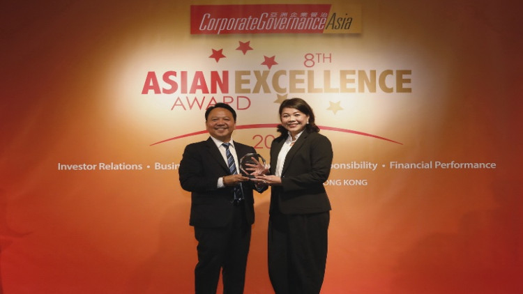 ไทยออยล์คว้า 2 รางวัล จาก 8th Asian Excellence Awards 2018
