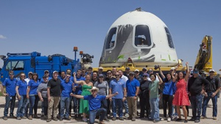 Blue Origin และ mu Space ปล่อยจรวด New Shepard