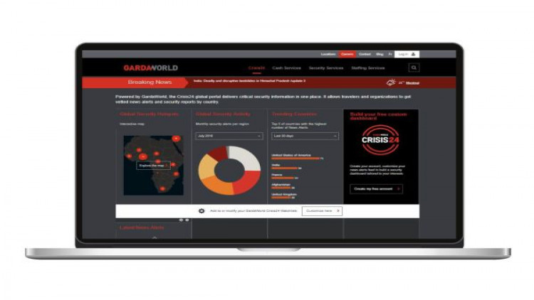 GardaWorld ยกระดับแดชบอร์ด Crisis24 เสนอข้อมูลความปลอดภัย