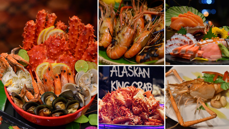 บุฟเฟ่ต์ปูอลาสก้า ปูม้าและเหล่าซีฟู้ด เติมไม่อั้นตลอด 4 ชม.