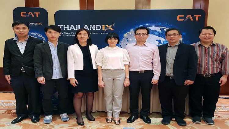 ทีม CAT โชว์บริการใหม่ Thailand IX ในงาน Capacity Asia 2018
