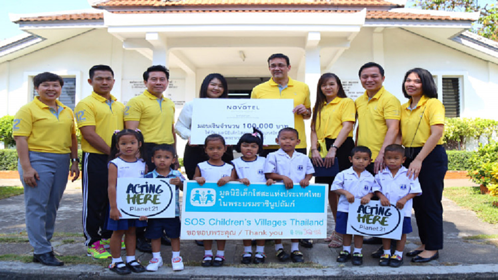 โนโวเทล สุวรรณภูมิ เติมเต็มความสุขให้เด็กๆ มูลนิธิเด็กโสสะฯ