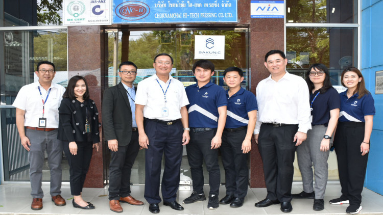 ปตท. เยี่ยมชมโรงงาน กลุ่มบริษัท โชคนำชัย