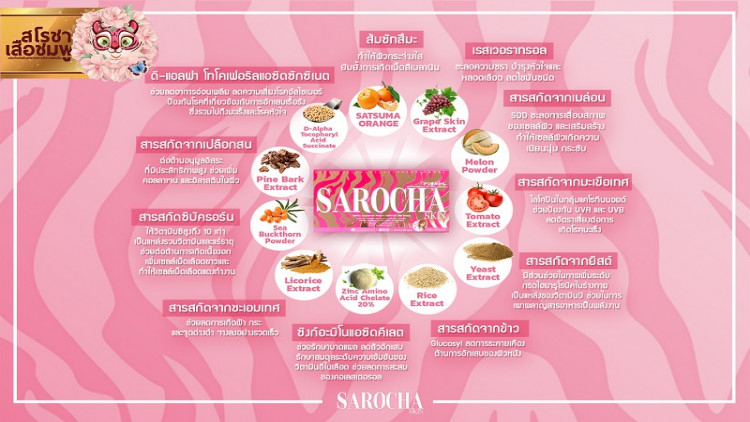 เปล่งออร่าดุจสาวญี่ปุ่น ด้วย สโรชา เสือชมพู เอสเคเอ็น