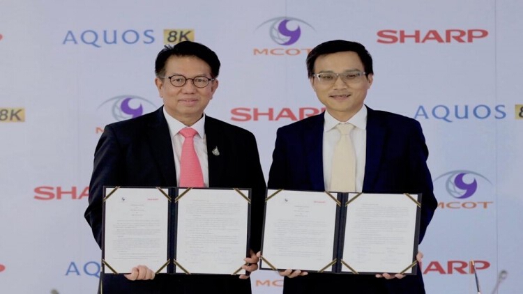    SHARP จับมือ MCOT หนุนนโยบายรัฐ ไทยแลนด์ 4.0