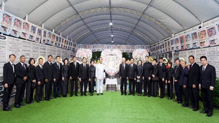 กลุ่มบริษัท ช.การช่างร่วมเป็นเจ้าภาพสวดพระอภิธรรมศพ