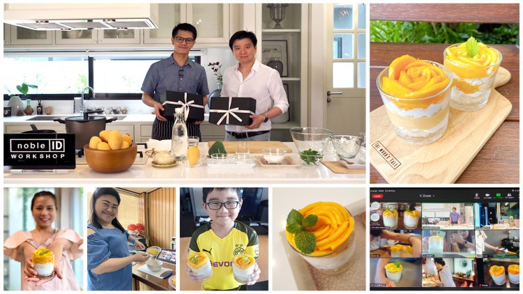 Noble ID จัด HOMEMADE MANGO ROSE LIVE WORKSHOP