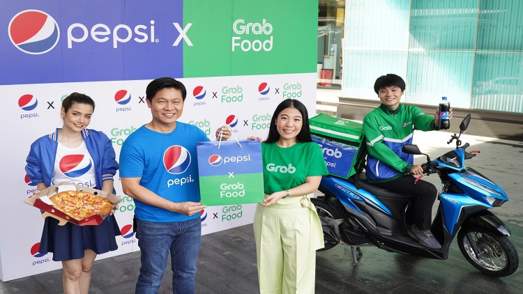 “Pepsi x Grab Food จับคู่ปี 2 แจก 2 เท่า*”เปิดตัวพาร์ทเนอร์ปี 2