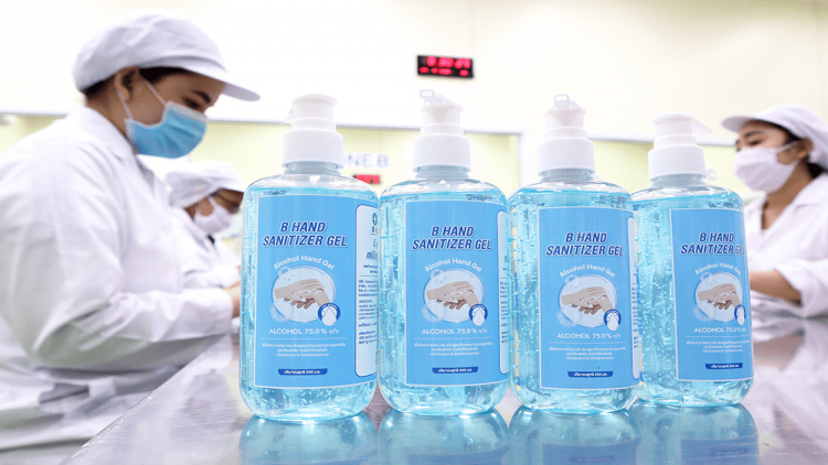 SPY COSMETIC แนะนำเจลและสเปรย์แอลกอฮอล์ฆ่าเชื้อโรค