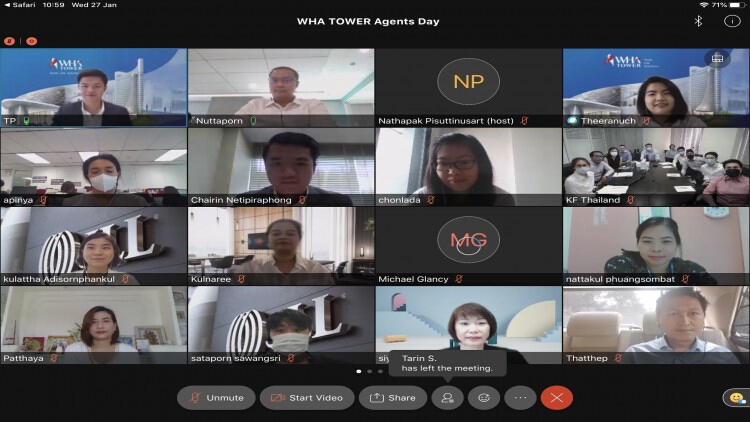 ดับบลิวเอชเอ กรุ๊ป จัดงาน “Agent Day” Virtual Meeting