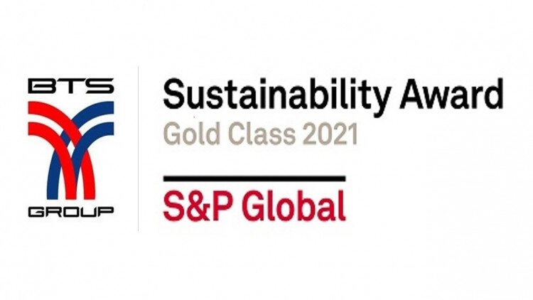 บีทีเอส กรุ๊ปฯ ได้รับการจัดอันดับความยั่งยืนในระดับ “SAM Gold Class”