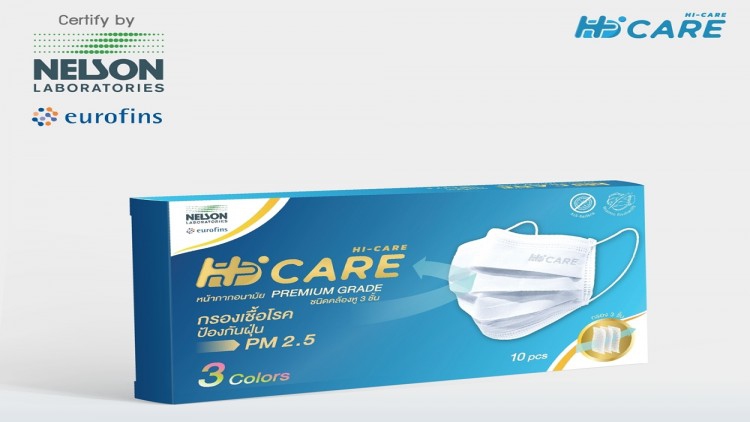 Hi-CARE หน้ากากอนามัย PREMIUM GRADE