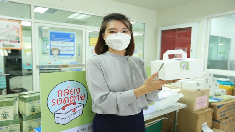 “กล่องรอดตาย” คลายวิตกผู้ป่วยโควิด-19 ระหว่างรอเตียง