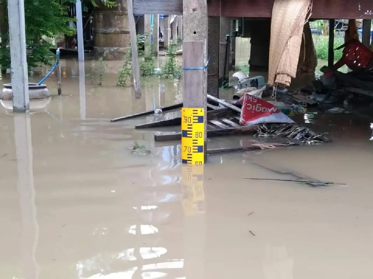 อ.เสนา อยุธยา เฝ้าระวังระดับน้ำอย่างใกล้ชิด คาดเพิ่มอีก 1 เมตร ใน 24 ชม.