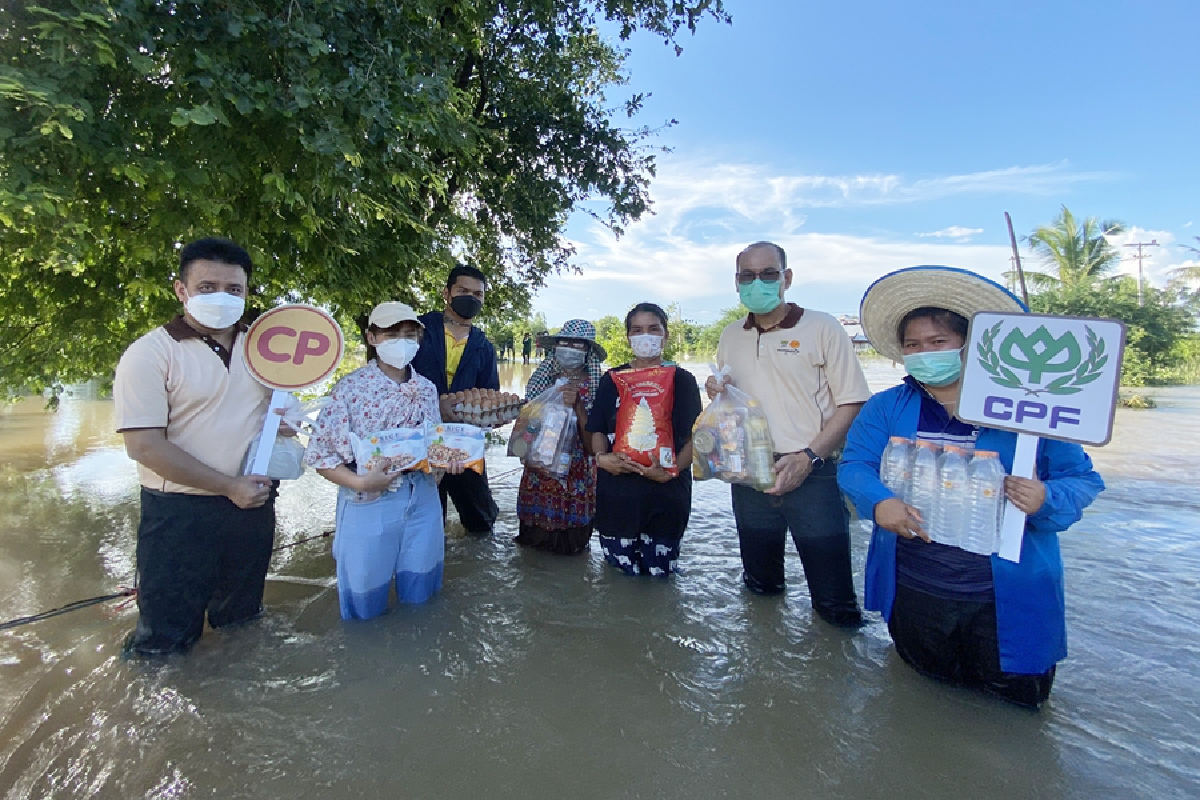“CPF ส่งอาหารจากใจ สู้ภัยน้ำท่วม” เร่งลงพื้นที่ช่วยเหลือประชาชนชาวชัยภูมิ-นครราชสีมา