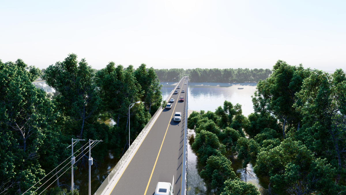 กรมทางหลวงชนบท เร่งสร้างสะพานข้ามคลองดู คาดแล้วเสร็จปี 2565