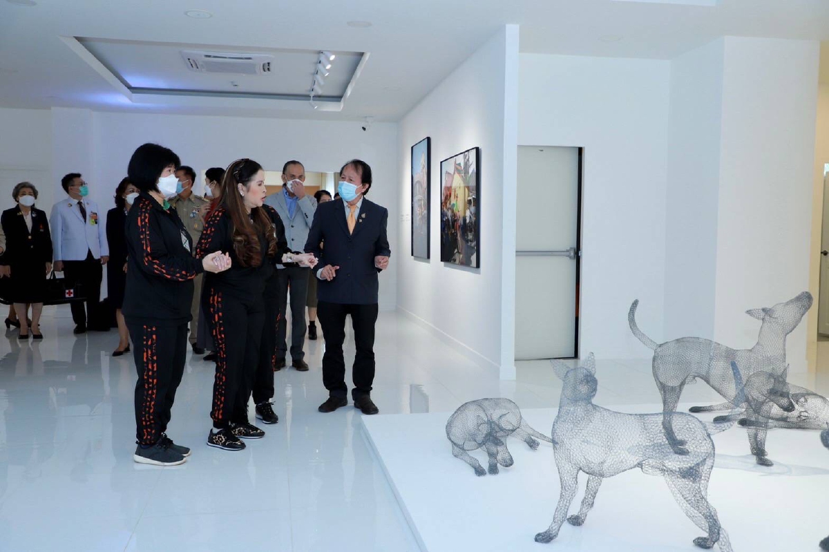 "กรมพระศรีสวางควัฒนฯ" ทรงติดตามความคืบหน้าการ​เตรียมงานนิทรรศการเทิดพระเกียรติ สมัญญา “สิริศิลปิน”