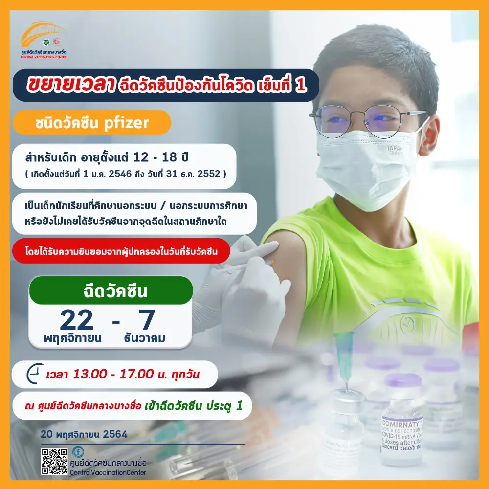 เช็คเลย อัพเดทล่าสุด จุด Walk in "ฉีดวัคซีน" ทั้งใน กทม. และต่างจังหวัด