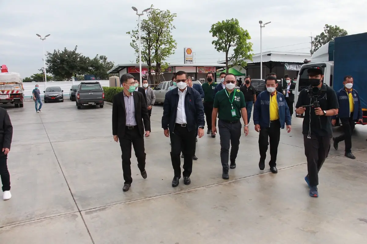 กรมการขนส่งทางบก ร่วม "พีทีจี เอ็นเนอยี" เปิดจุดพักรถบรรทุก PT Max Camp