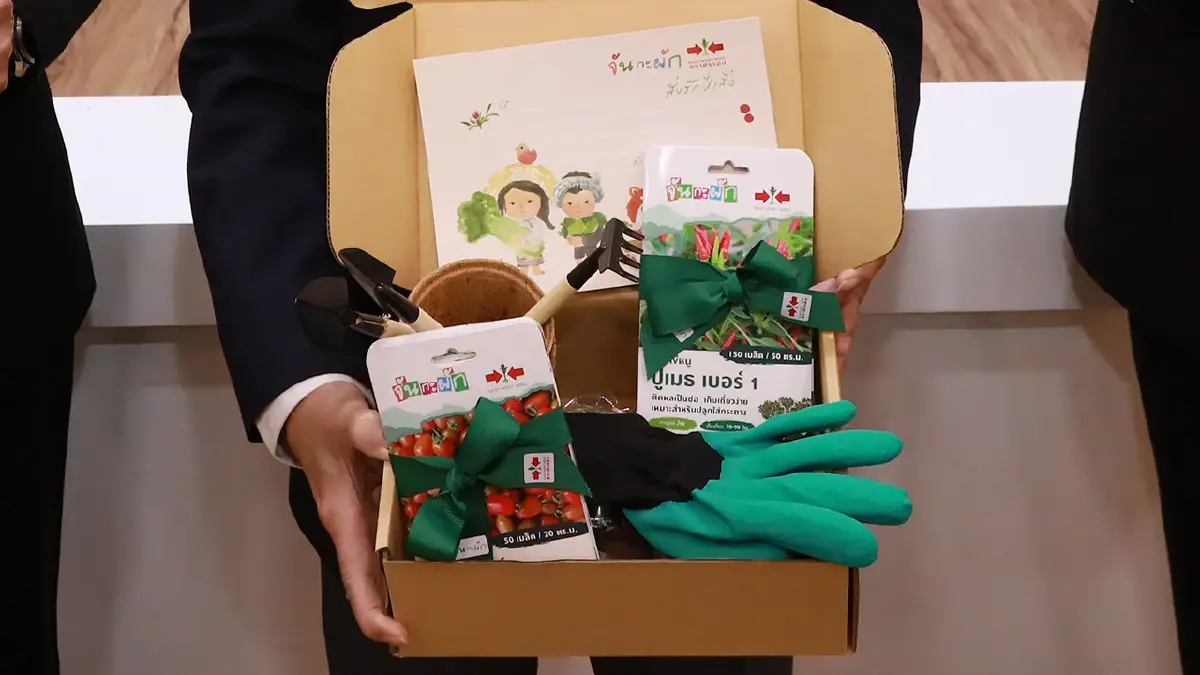 "ปลูกผัก" ง่ายขึ้น ด้วยชุด “จันกะผัก ส่งรักปีเสือ 2565”