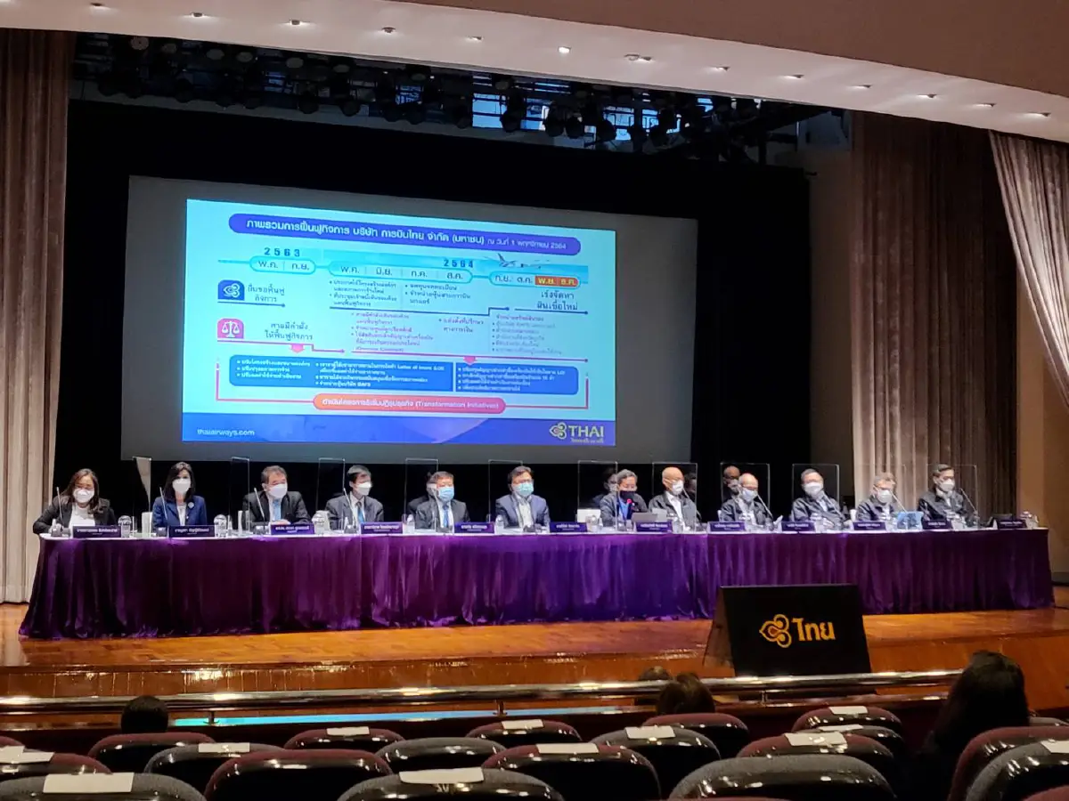 "การบินไทย" เผยคืบหน้าฟื้นฟูกิจการ ลดต้นทุนค่าใช้จ่าย 4.4 หมื่นล้าน