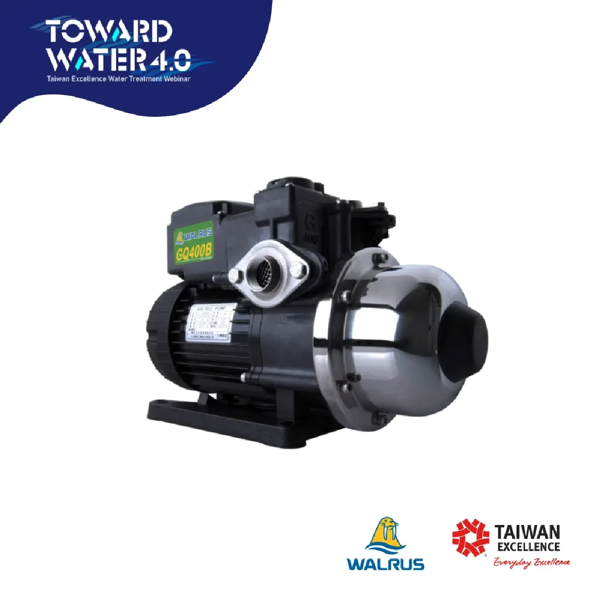 งาน “Taiwan Excellence Water Treatment Webinar–Toward Water 4.0”