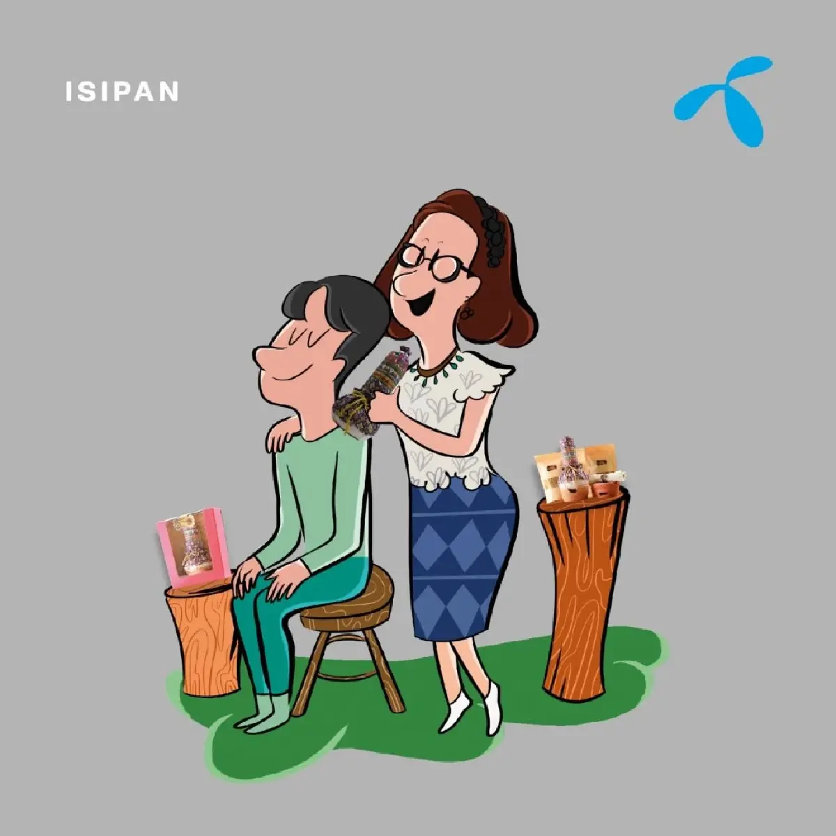 ดีแทค เน็ตทำกิน คัดสรรของขวัญปีใหม่สุดพิเศษส่งท้ายปี เป็นฝีมือจากใจผู้ประกอบการวัยเก๋า 50+ นำเสนอผ่านลายเส้นแห่งจินตนาการของ Painterbell