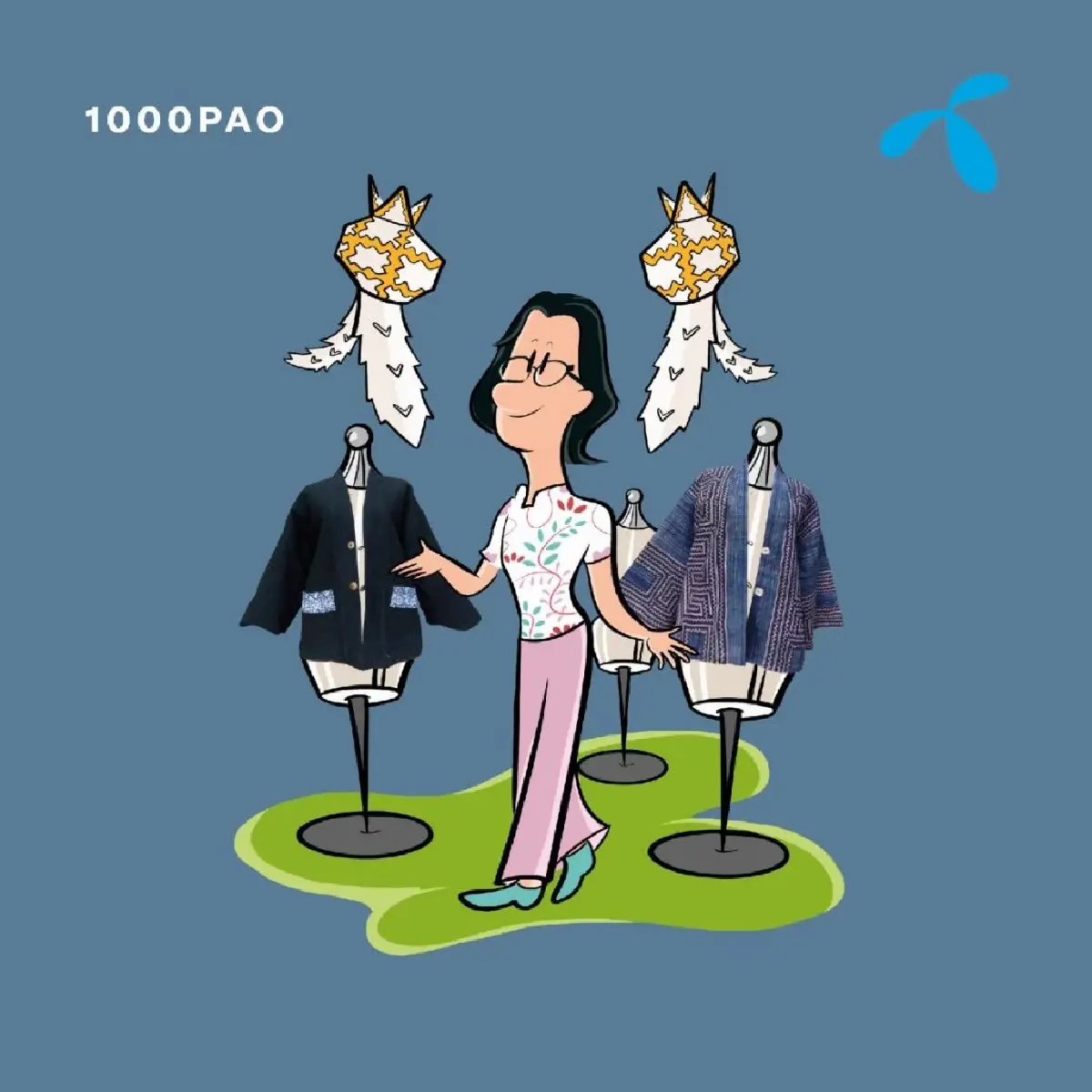 ดีแทค เน็ตทำกิน คัดสรรของขวัญปีใหม่สุดพิเศษส่งท้ายปี เป็นฝีมือจากใจผู้ประกอบการวัยเก๋า 50+ นำเสนอผ่านลายเส้นแห่งจินตนาการของ Painterbell