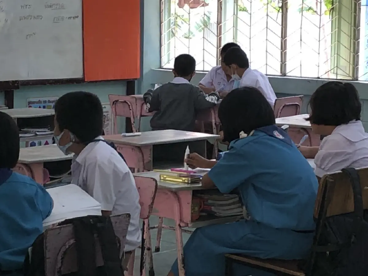 สู้รบสงบเป็นวันที่3-ร.ร.บ้านแม่โกนเกน เปิดเรียนตามปกติ