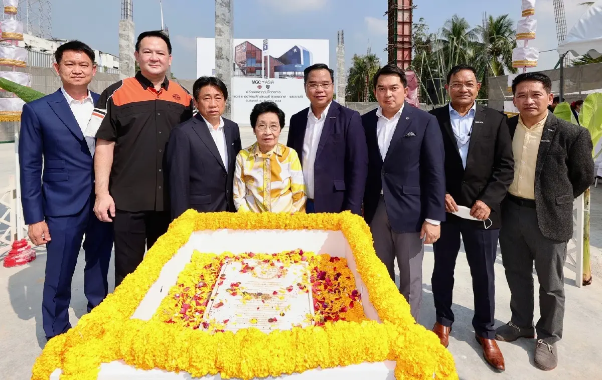 วางศิลาฤกษ์ โชว์รูมพร้อมศูนย์บริการ ฮาร์ลีย์-เดวิดสัน และ เปอโยต์ ฝั่งธนบุรี