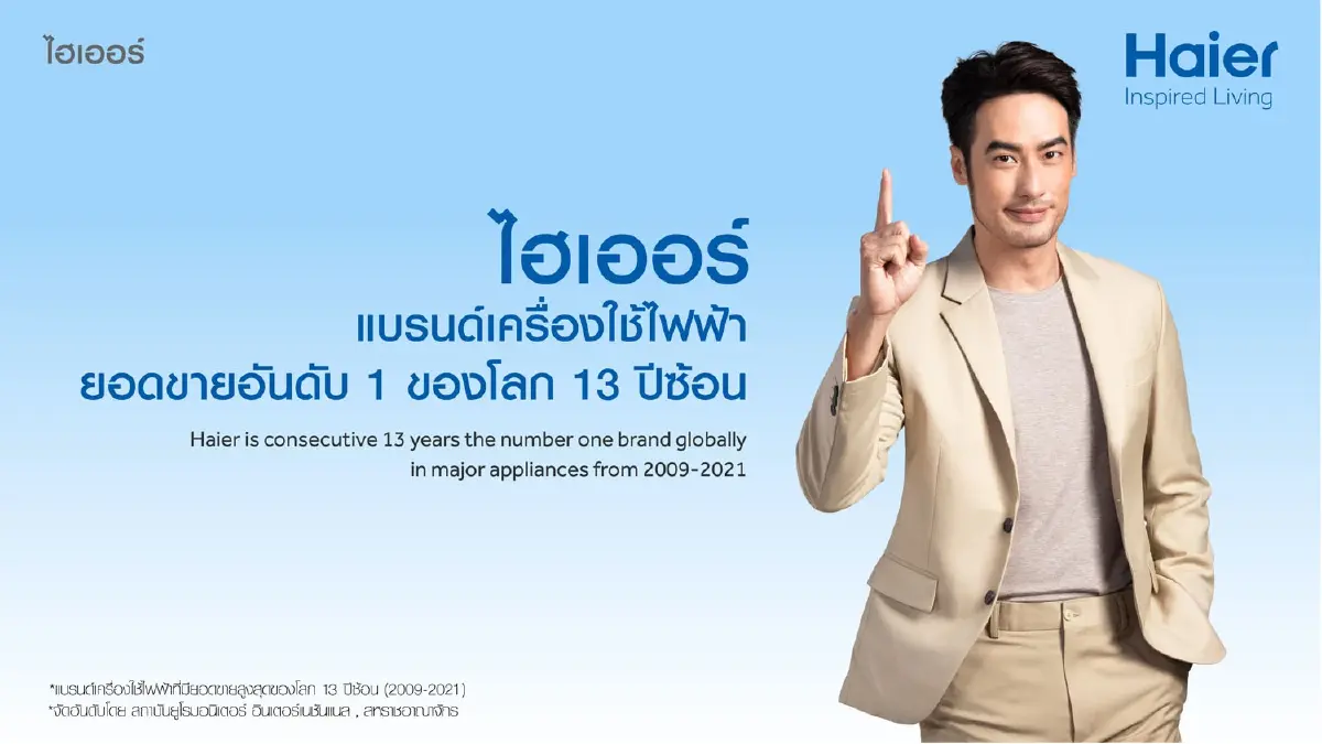 เปิดแผน “ไฮเออร์” ปี 65 ลุยคอนเซ็ปต์ “Haier Inspired Living”