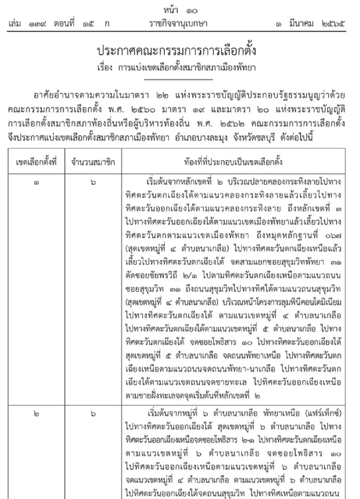 รอแค่ ครม.เคาะ! แพร่ประกาศ กกต.แบ่งเขตเลือกตั้ง “ส.ก.-เมืองพัทยา” แล้ว